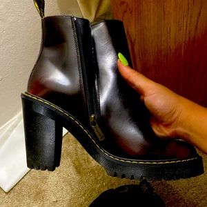 Chelsea boot oxblood platform doc martens